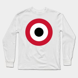 Manchester United Red White Black Roundel Long Sleeve T-Shirt